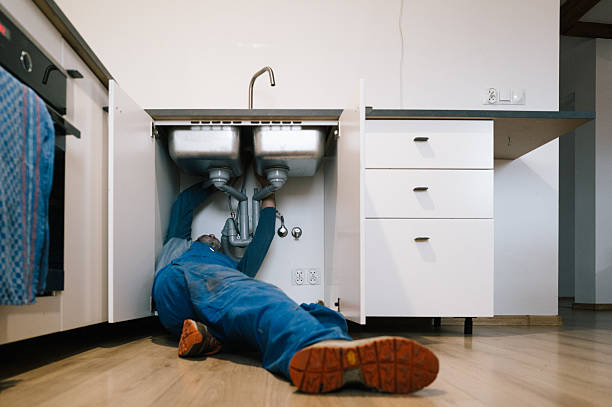 Professional Drain Cleaning technician working in Tonganoxie, KS